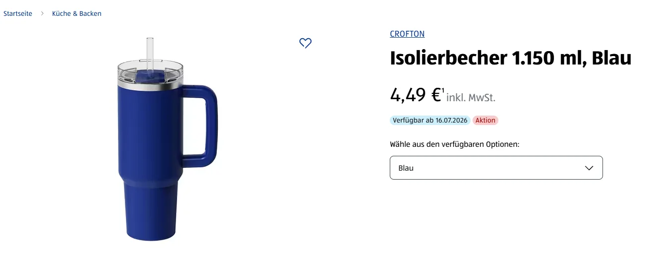 Isolierbecher 1 150 ml Blau 09 07 2026 18 25