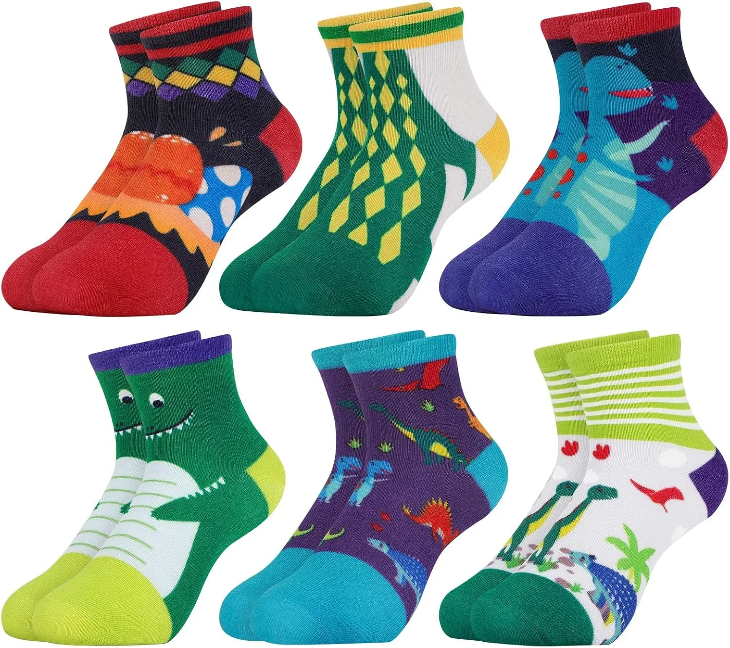 Jungen Schulkind Socken 6 Paar