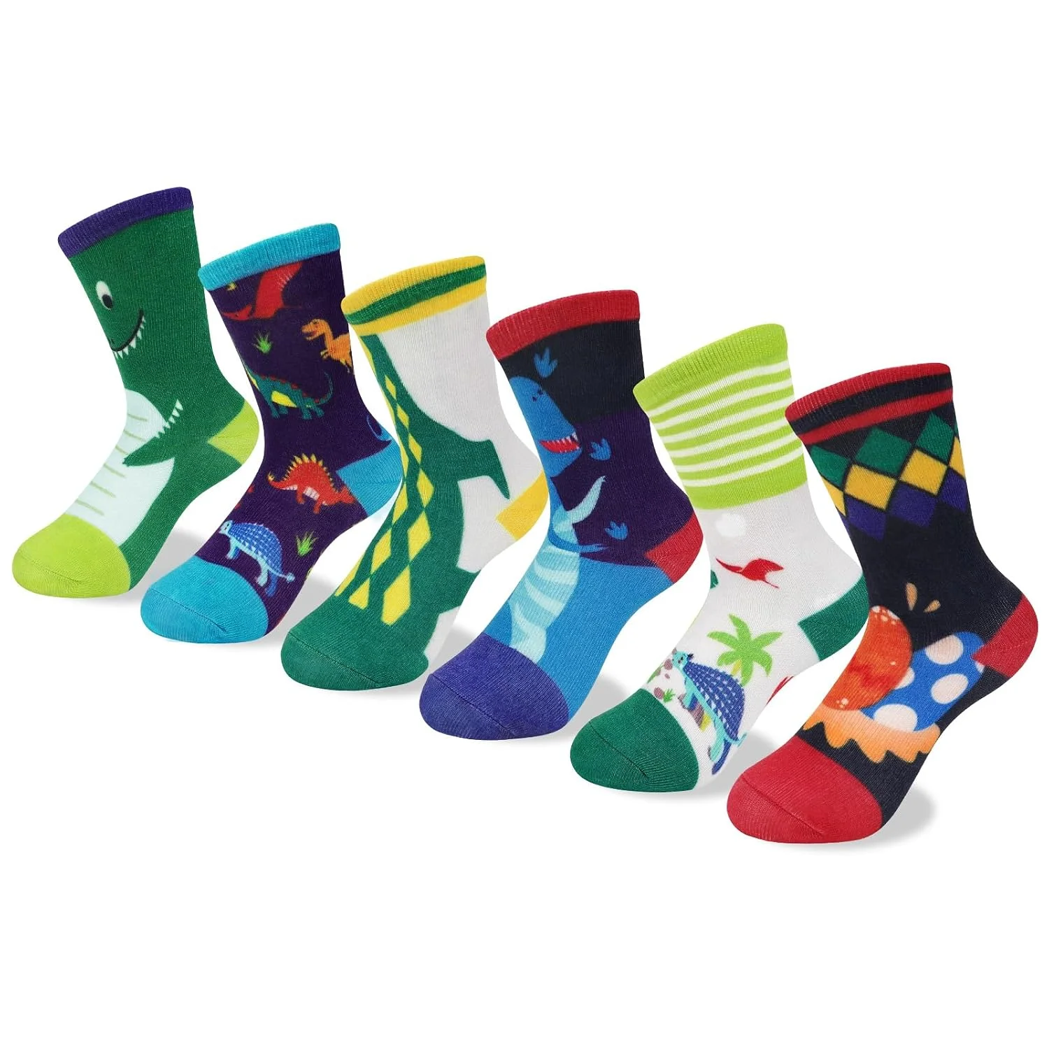 Jungen Schulkind Socken (5 Farben 6 Paar)