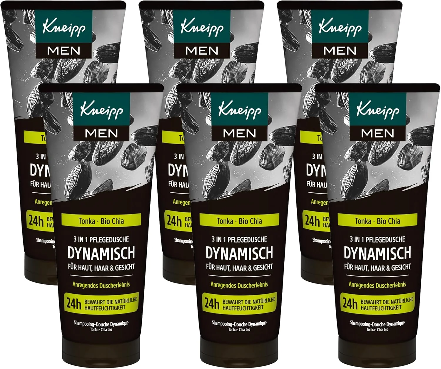 Kneipp MEN 3 in 1 Dynamisch Pflegedusche 6er Pack Kneipp MEN 3 in 1 Dynamisch Pflegedusche 6er Pack