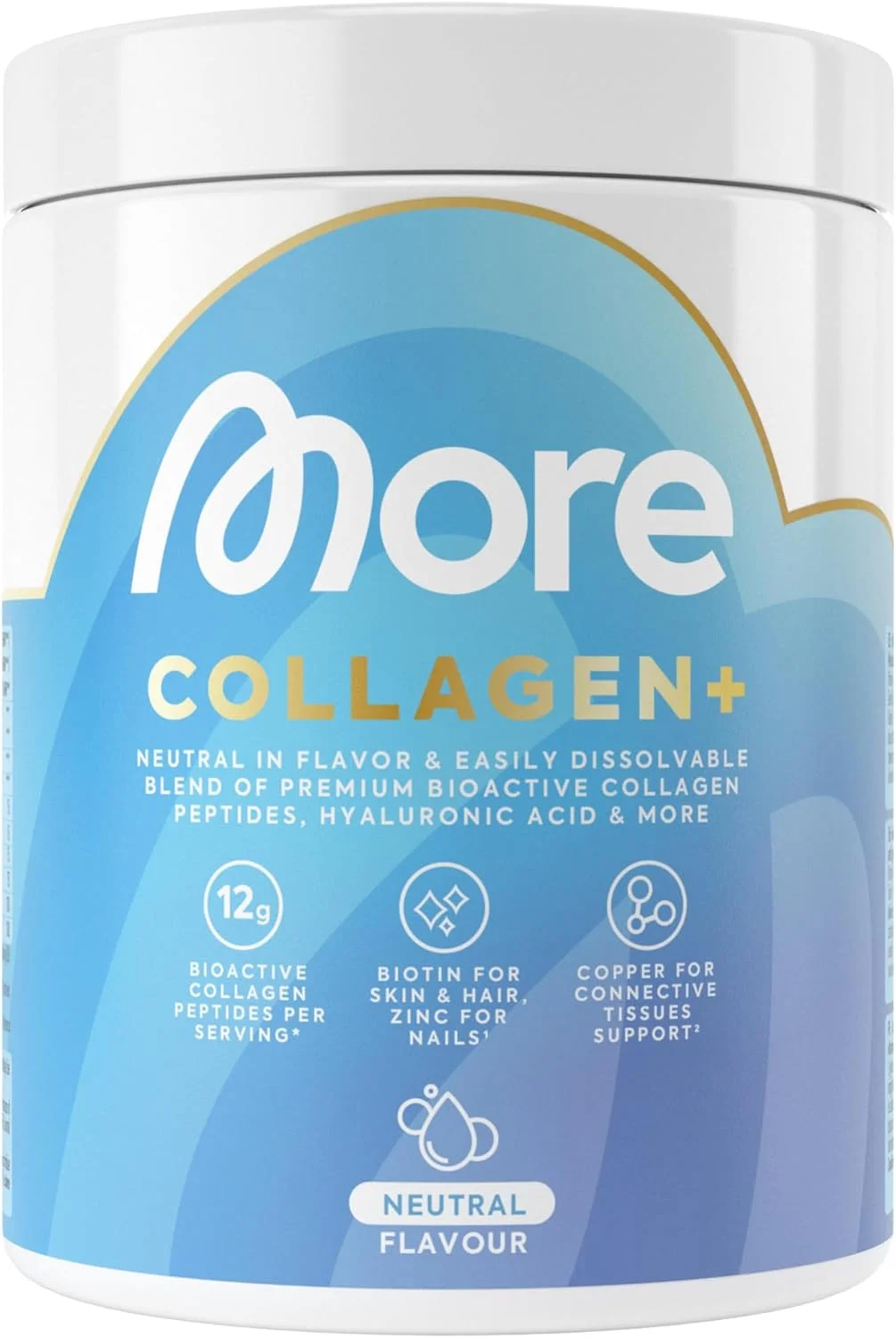 MORE Collagen+ Neutral mit Kollagenhydrolysat (300g)