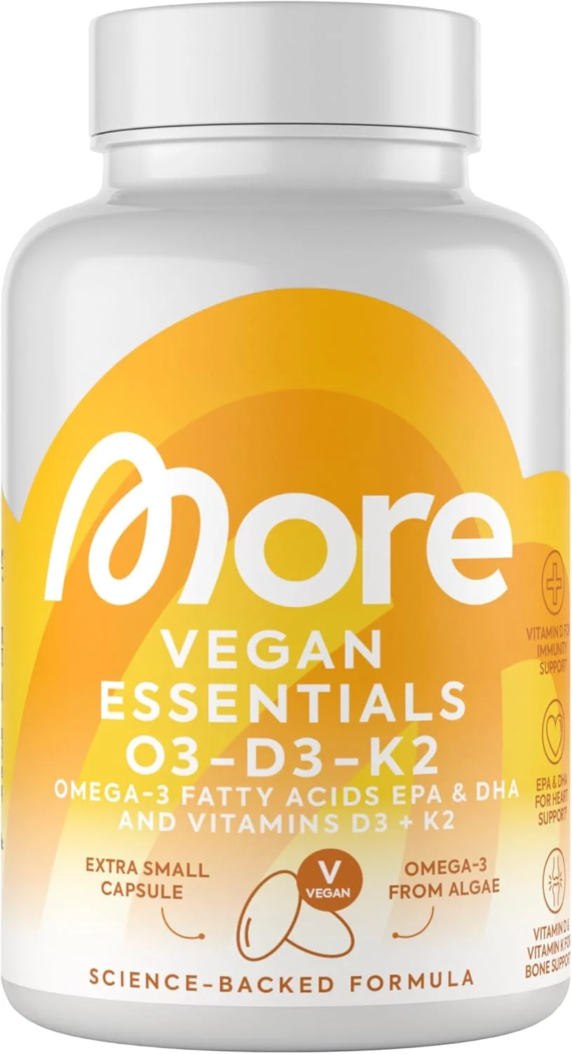 MORE Vegan Essentials O3-D3-K2 (60 Kapseln)