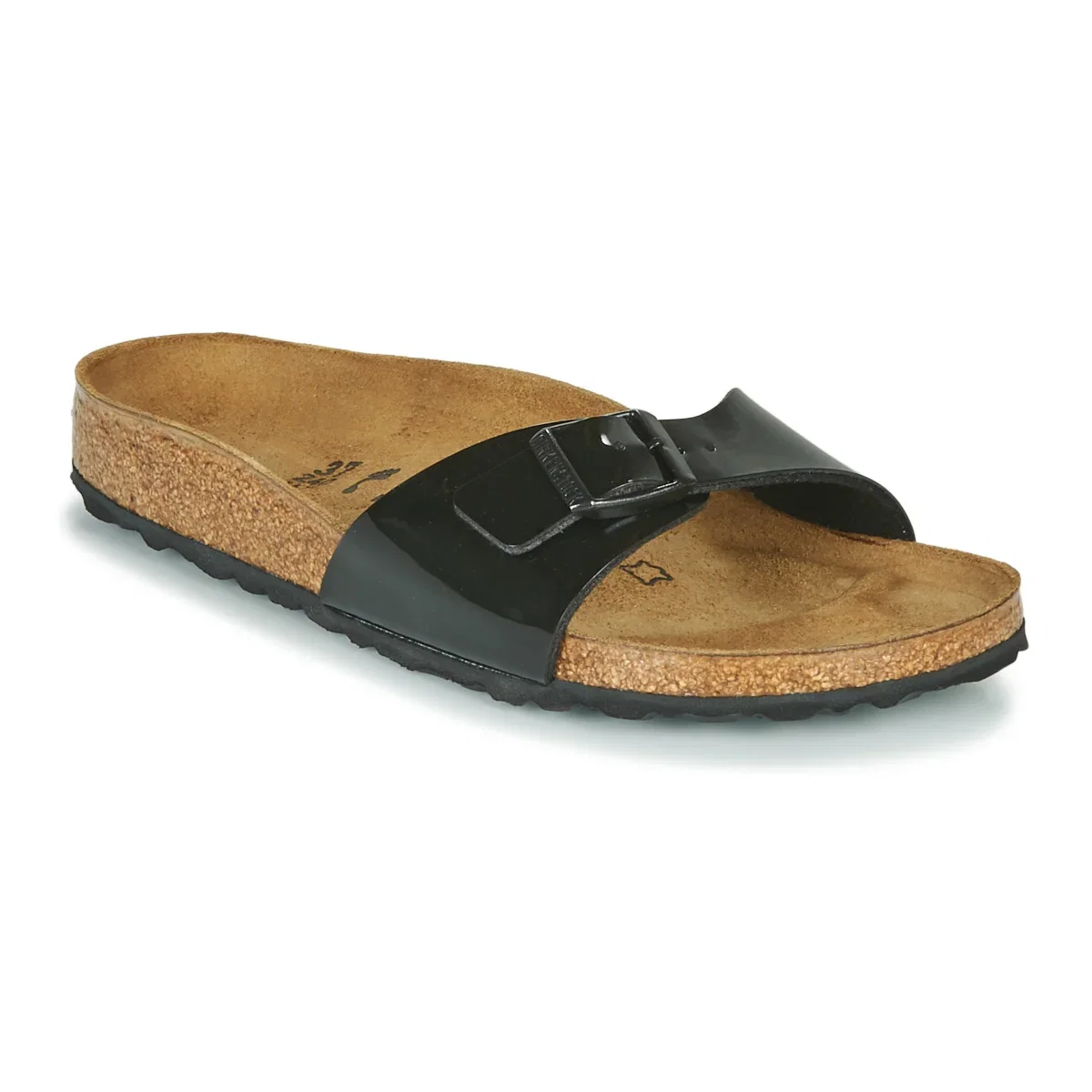 Birkenstock Madrid Birko-Flor Lack (schmal schwarz)