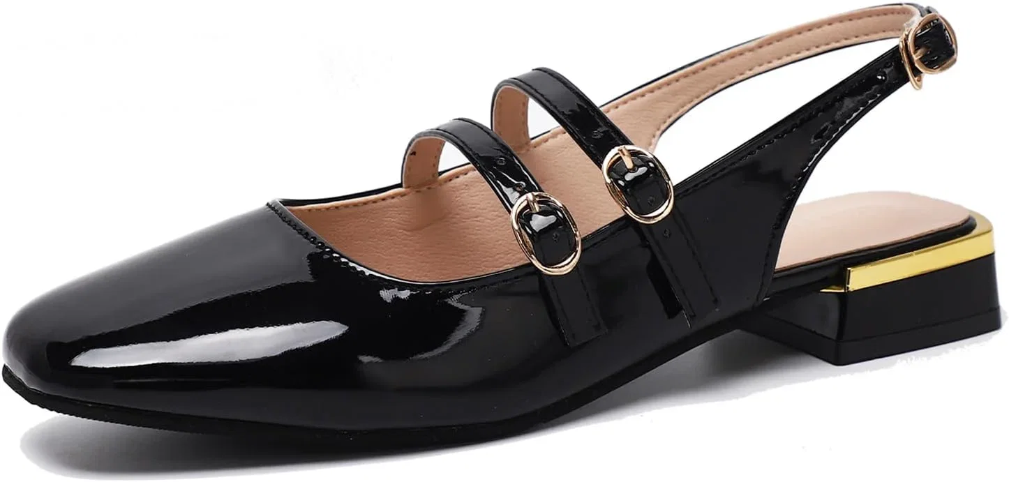 Mary Jane Schuhe Damen Elegant Niedrige Pumps Slingback Sandalen Frauen Absatzschuhe Slingpumps Bequem Kleiderschuhe Mary Jane Schuhe Damen Elegant Niedrige Pumps Slingback Sandalen Frauen Absatzschuhe Slingpumps Bequem Kleiderschuhe