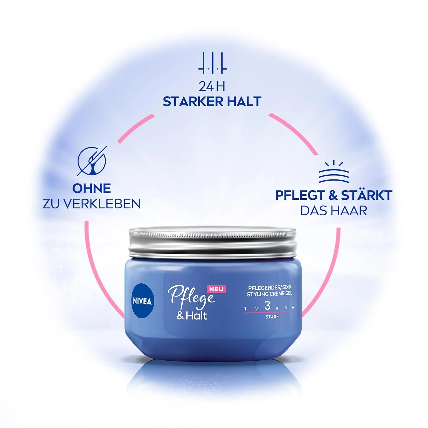 NIVEA Haargel einfaches Haarstyling fuer natuerlich aussehende Looks mit starkem Halt Styling Gel mit Vitamin B3 Pflege B074N5D5N2 2 NIVEA Haargel einfaches Haarstyling fuer natuerlich aussehende Looks mit starkem Halt Styling Gel mit Vitamin B3 Pflege B074N5D5N2 2