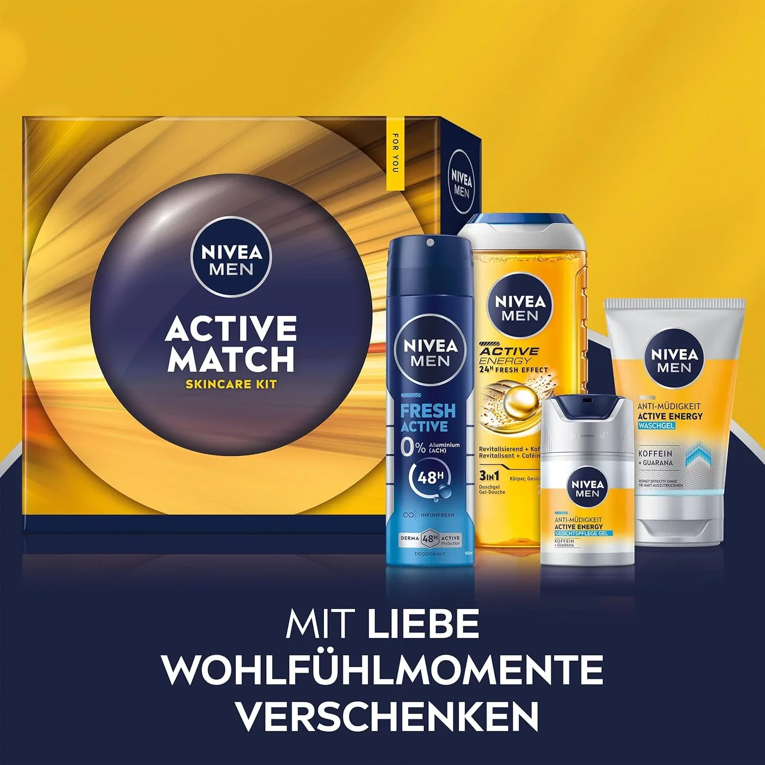 NIVEA MEN Active Match Männer Geschenkset