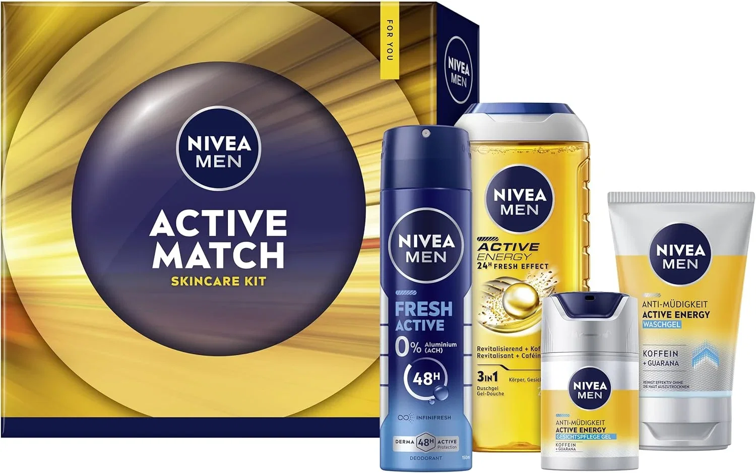 NIVEA MEN Active Match Männer Geschenkset