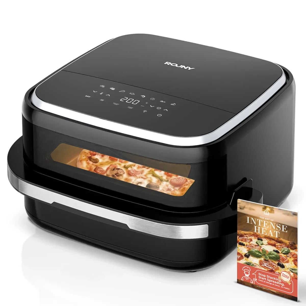 Rouny Pizzaofen Airfryer Minibackofen