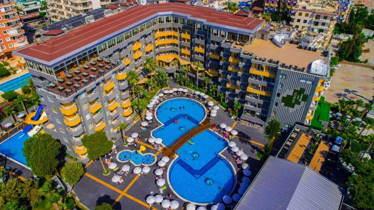 10 Tage Alanya im April 2027: 5* Senza Grand Santana Hotel mit Flüge + All Inkl. und Aufgabegepäck ab 479€