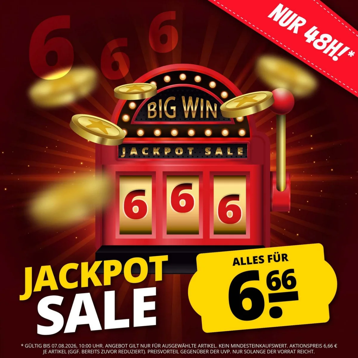 SportSpar Jackpot Sale: Große Auswahl für jeweils 6,66 €