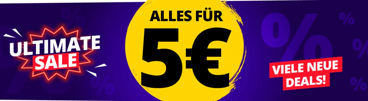 SportSpar Ultimate Sale: Markenartikel für 5 Euro mit bis zu 80 % Rabatt