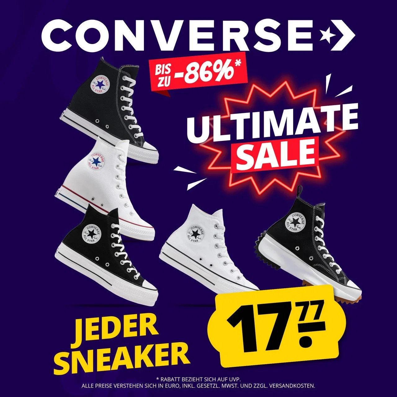 Sportspar Converse-Sale: Kult-Sneaker