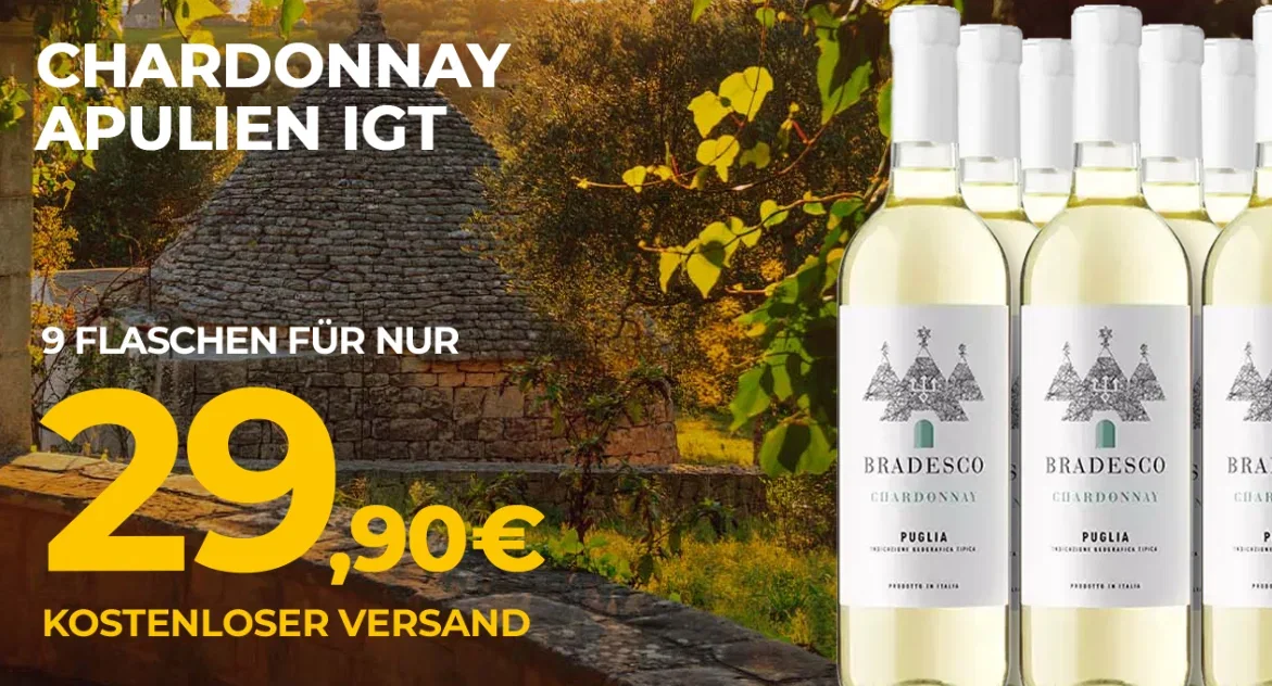 Chardonnay Puglia IGT 2025 Weißwein (9 Flaschen)