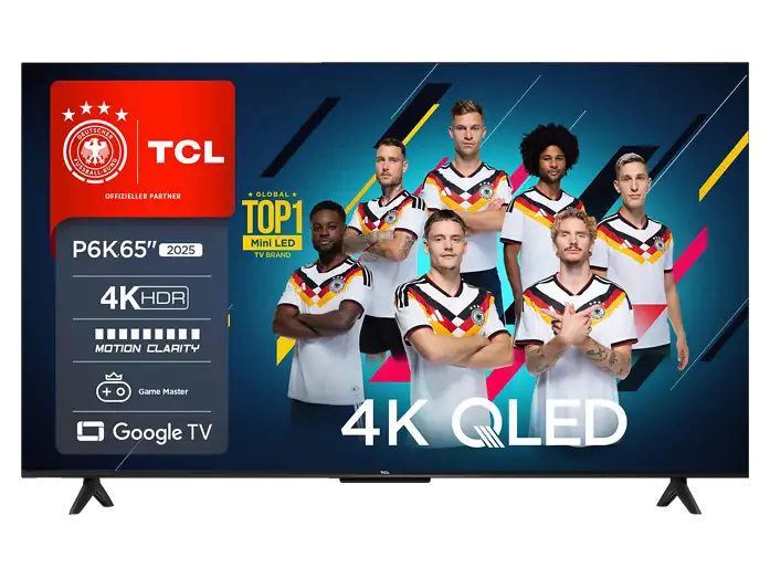 TCL 65P6K 4K HDR TV Flat 65 Zoll (165 cm HDR 4K SMART TV)