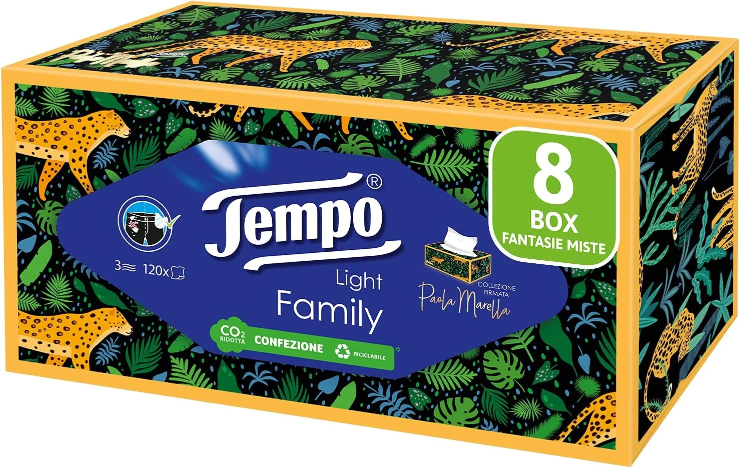 Tempo Box mit Taschentuechern 8 Boxen x 120 Taschentuecher 3 lagig biologisch abbaubar Family Box Die Macht der Freundlichkeit Tempo Box mit Taschentuechern 8 Boxen x 120 Taschentuecher 3 lagig biologisch abbaubar Family Box Die Macht der Freundlichkeit