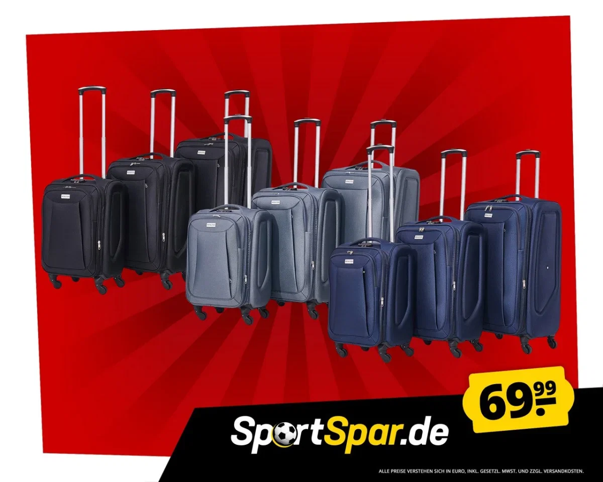VERTICAL STUDIO Tromso 20 24 28 Stoffkoffer 3er-Set (4 Farben)