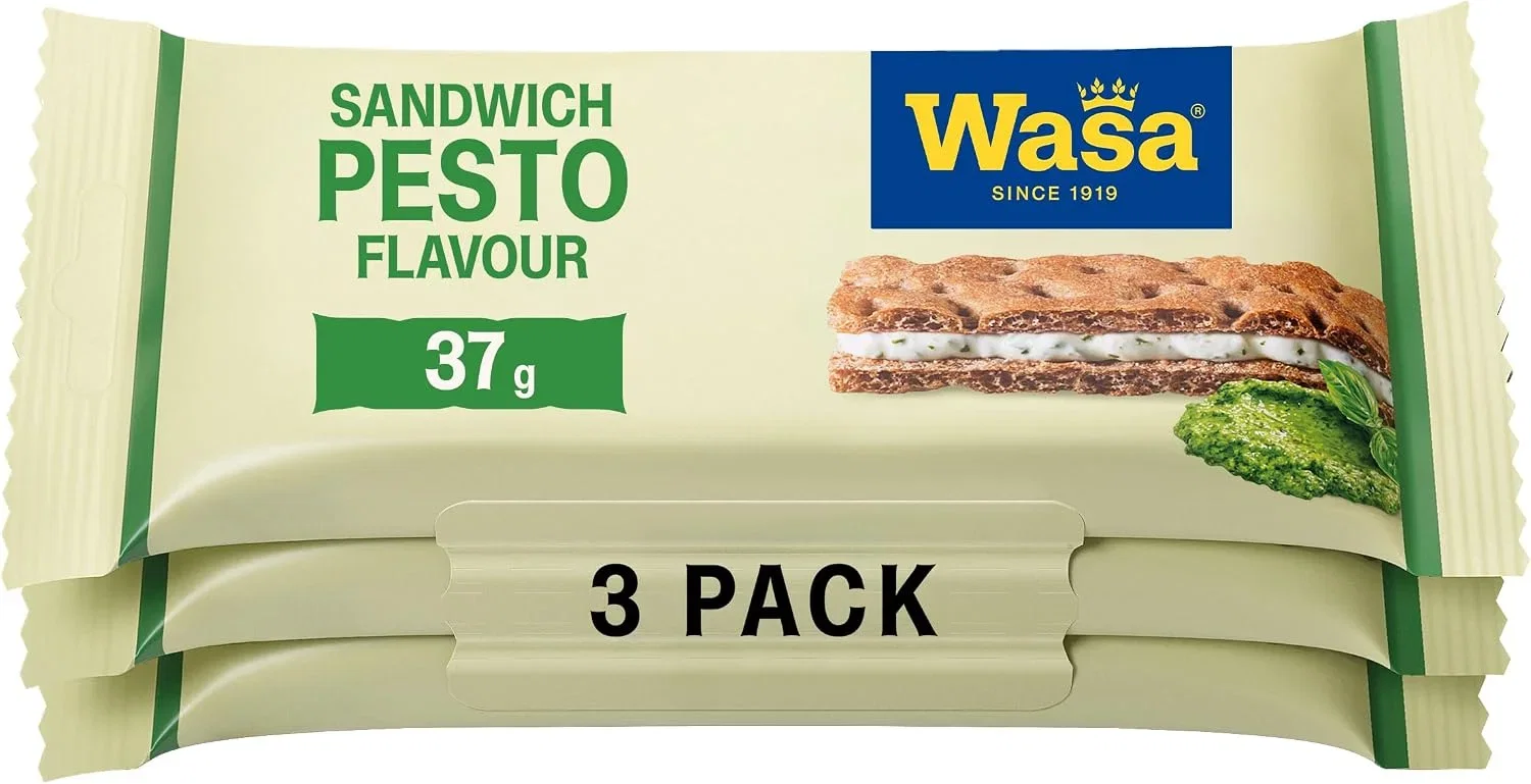 Wasa Knaeckebrot Sandwich Pesto 3er Pack Wasa Knäckebrot Sandwich Pesto 3er Pack