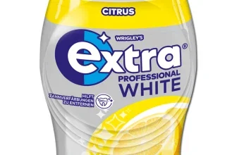 Eine Dose Wrigley's Extra Professional White Citrus Kaugummis