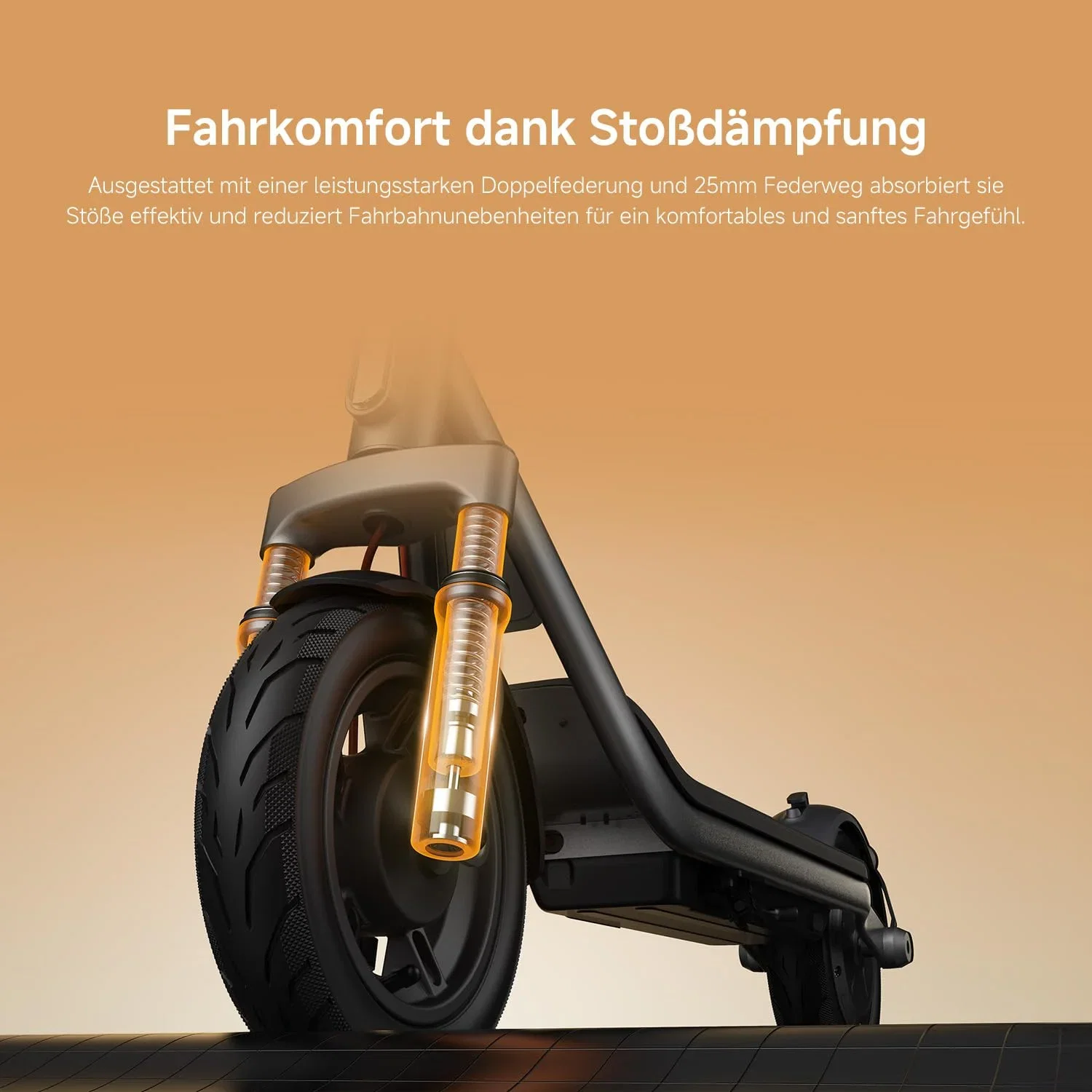 Xiaomi Electric Scooter 6 Lite mit 10 Zoll Luftreifen und Federung