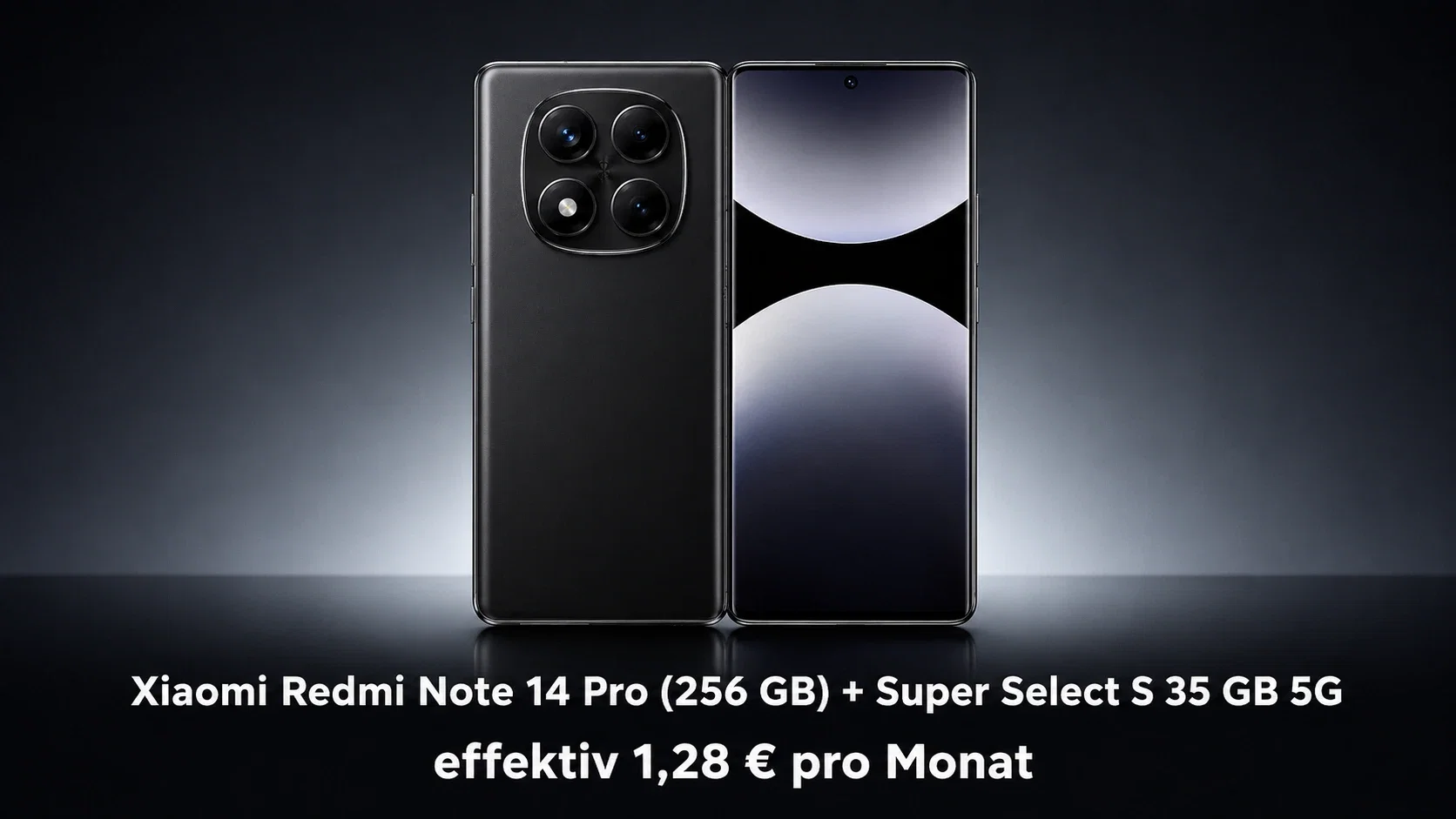 MediaMarkt Tarifwelt: Xiaomi Redmi Note 14 Pro (256 GB) + Super Select S 35 GB 5G für 9,99 € / Monat + 70,94 € einmalig