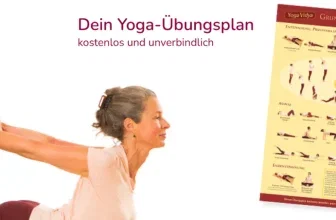 Gedruckter Yoga-Plan mit den wichtigsten Yoga-Übungen für Anfänger