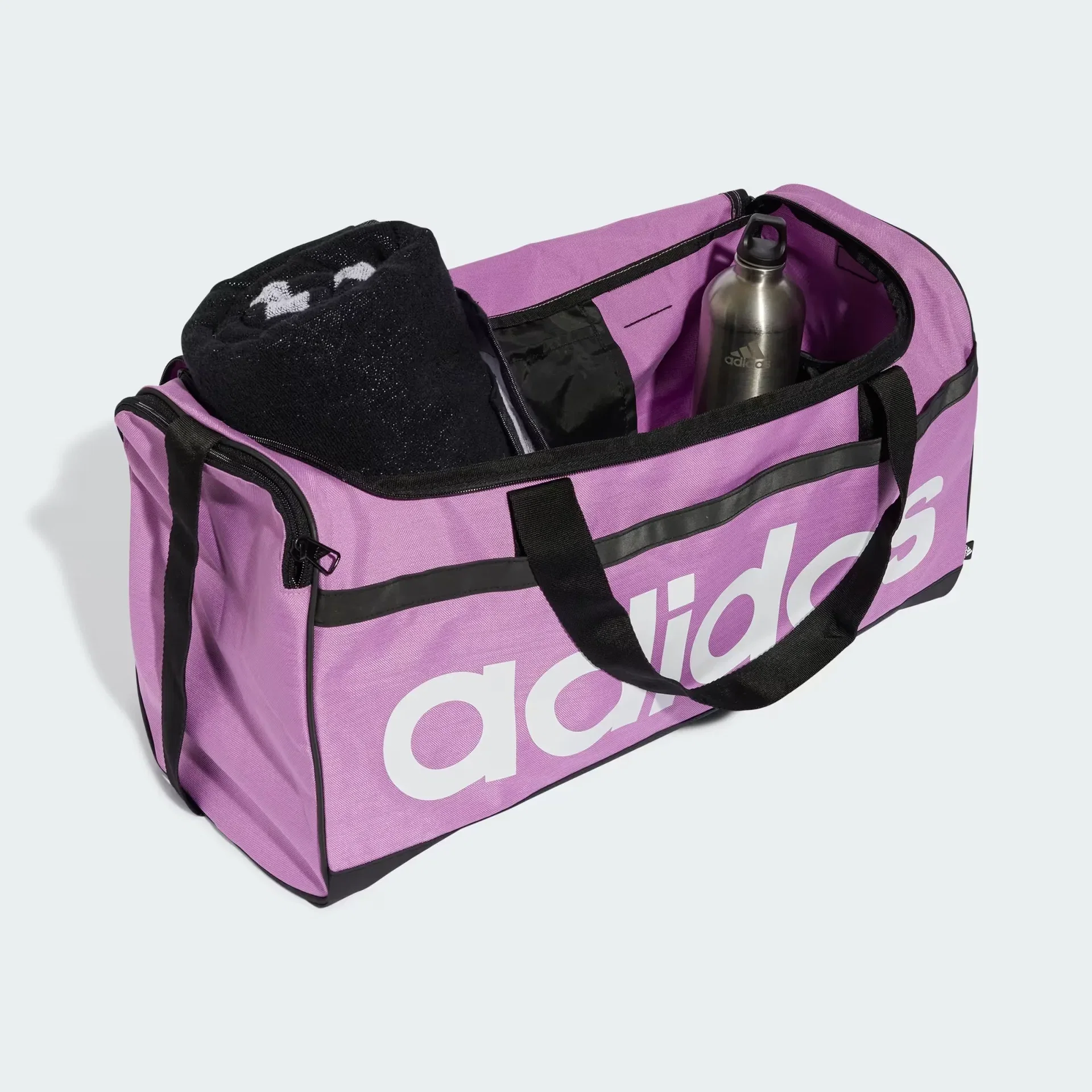 adidas Essentials Linear Duffelbag Medium IZ1898 offen adidas Essentials Linear Duffelbag Medium IZ1898