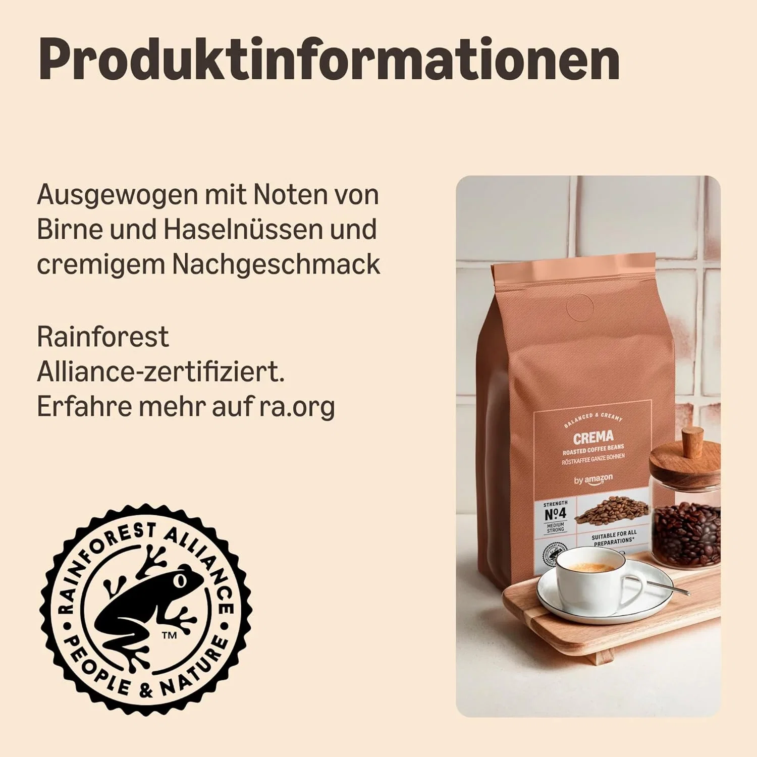 by Amazon Espresso Crema Coffee Beans Strength 4 Medium Strong Roasted Coffee Beans 1kg B0F1NDZ96T 3 by Amazon Espresso Crema Coffee Beans Strength 4 Medium Strong Roasted Coffee Beans 1kg B0F1NDZ96T 3