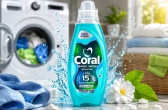 Coral Magic Wash Waschmittel für 15 Minuten Kurzwäsche mit PRO-S Technologie