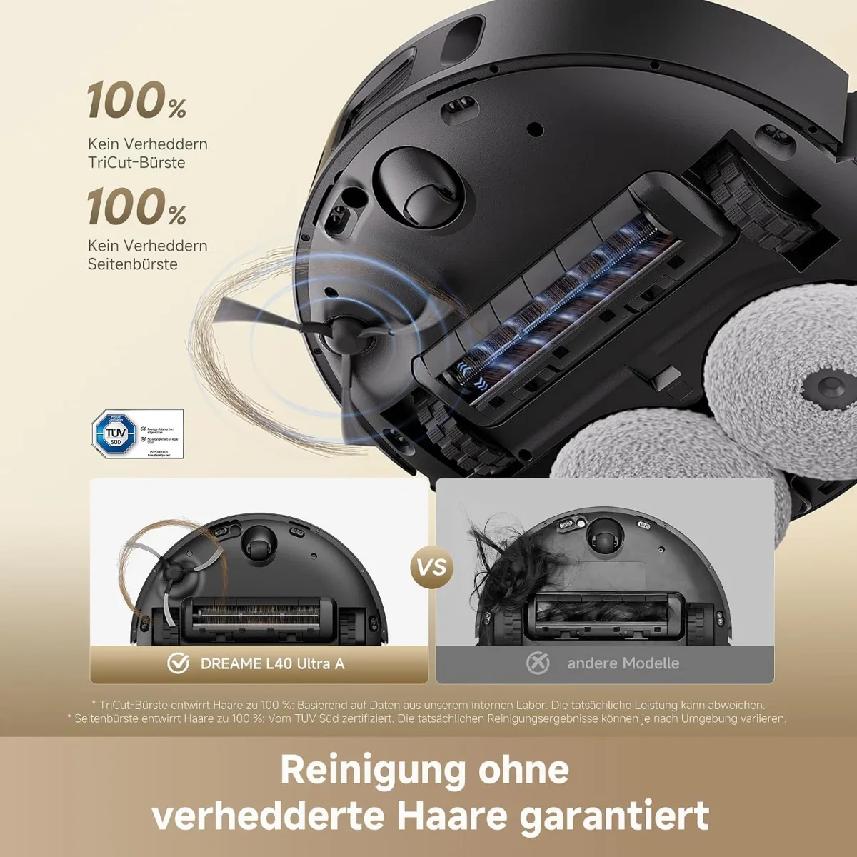 Dreame L40 Ultra A  Saugroboter mit Wischfunktion