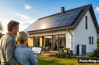 Haus mit Photovoltaikanlage und Batteriespeicher zur IKEA-Solar-Aktion