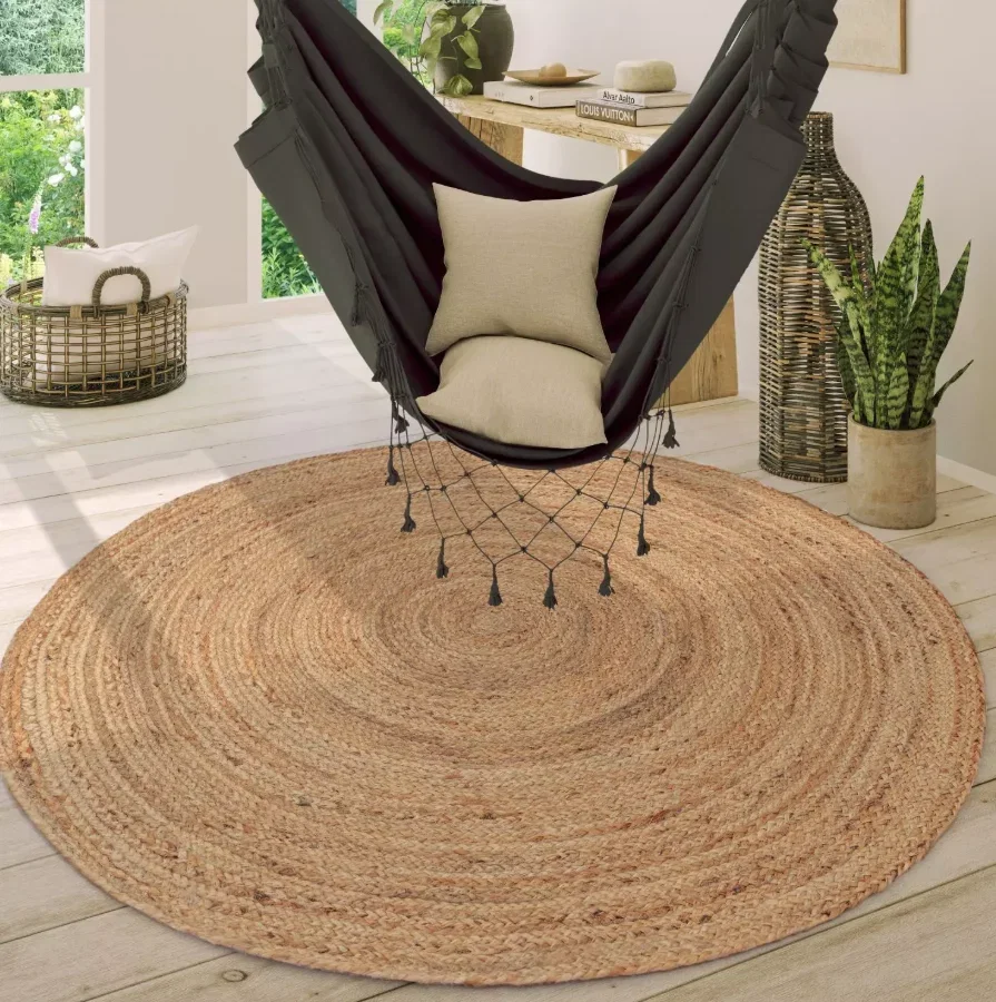 Jute-Teppich Vibora ( Gr. 160cm rund + 200 cm rund)