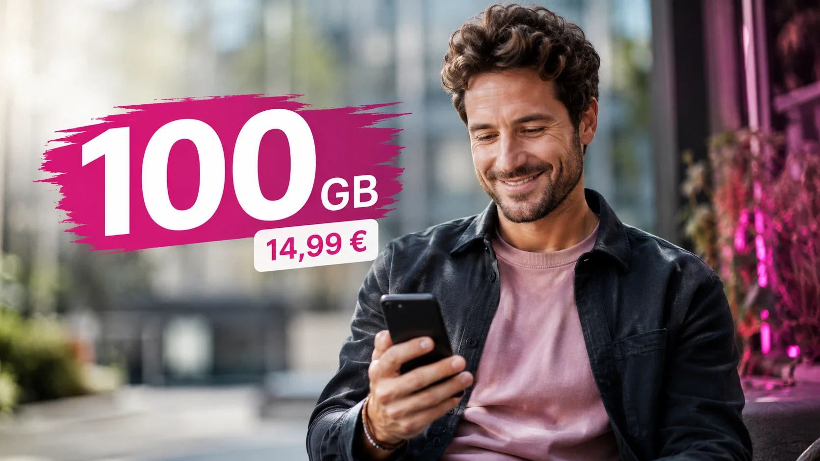 Dieser 100-GB-Tarif im Telekom-Netz kostet nur 14,99 Euro im Monat