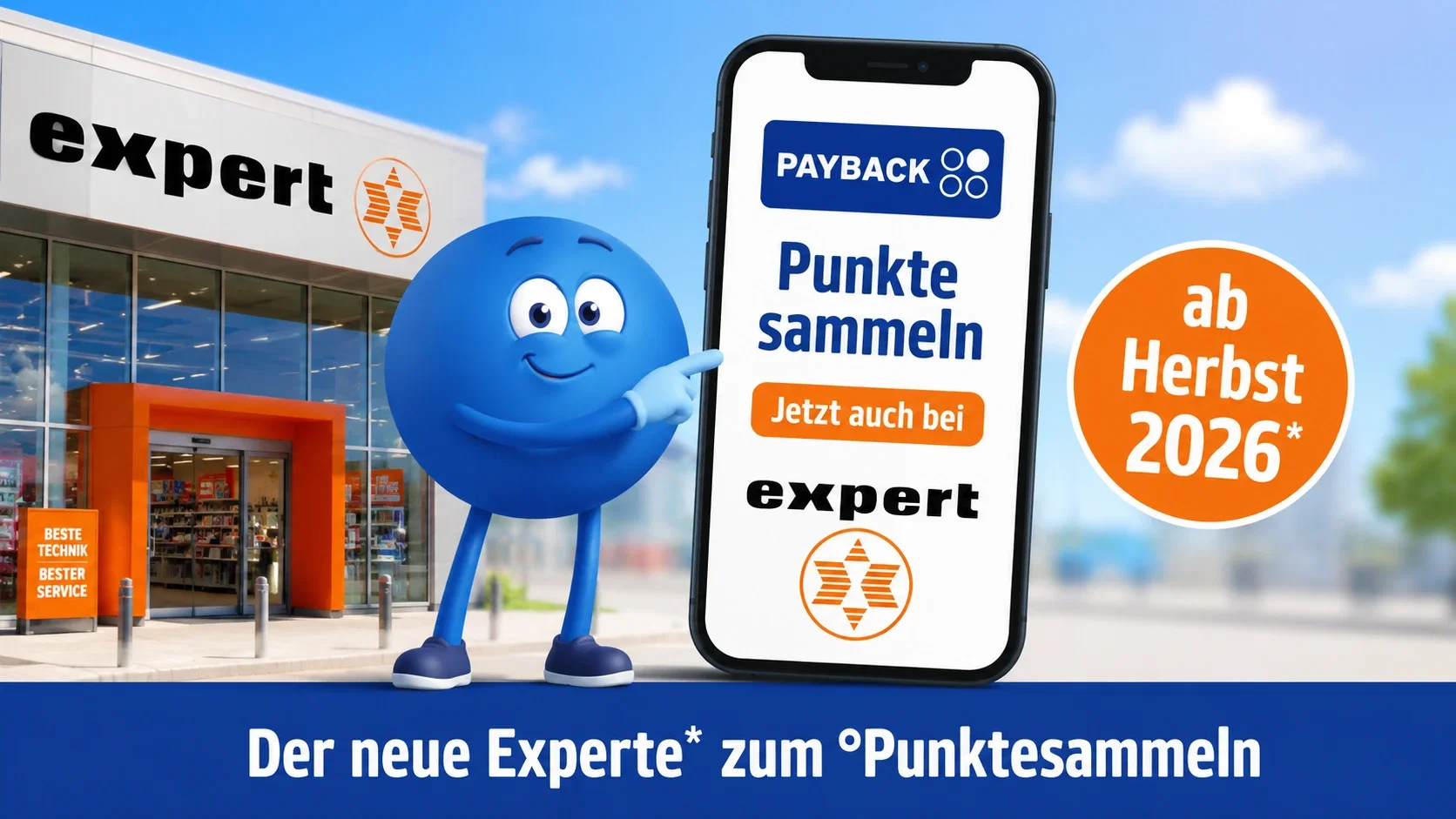 Ab Herbst 2026 können Kunden bei expert PAYBACK-Punkte sammeln