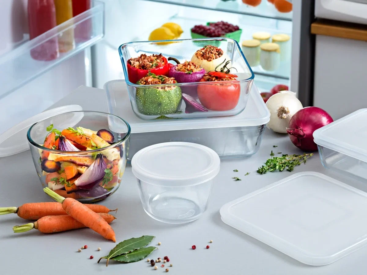 Pyrex Cook & Freeze Glasgefäß-Set (8-teilig)