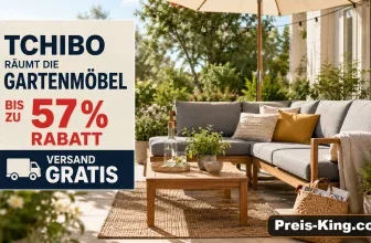 Tchibo Gartenmöbel-Sale mit bis zu 57 Prozent Rabatt und kostenlosem Versand