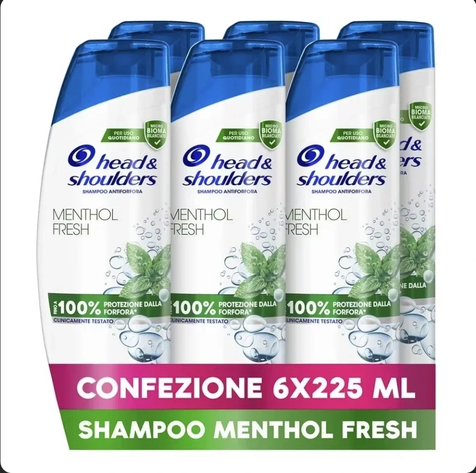 Head & Shoulders Menthol Fresh Anti-Schuppen-Shampoo (6*250ml)