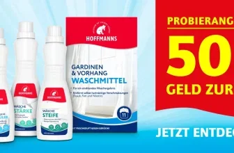 Hoffmanns Cashback: 50 % auf ein Produkt zurück