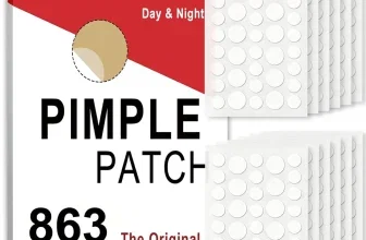 Zosilong Pickle Patch Box mit 863 Stück und Stapel weißer Pflasterblätter