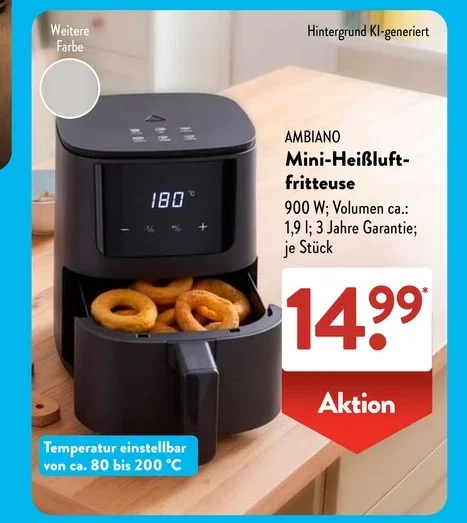 Bei Aldi gibt es bald einen Mini-Airfryer für nur 15 Euro.