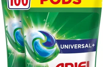 Zwei Nachfüllbeutel Ariel Allin1 Pods Universal+ mit 100 Waschmitteln