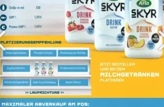 Arla Skyr Drink Flaschen mit Cashback-Aktion: 555x gratis testen ab 31.08. bis 08.11.2026