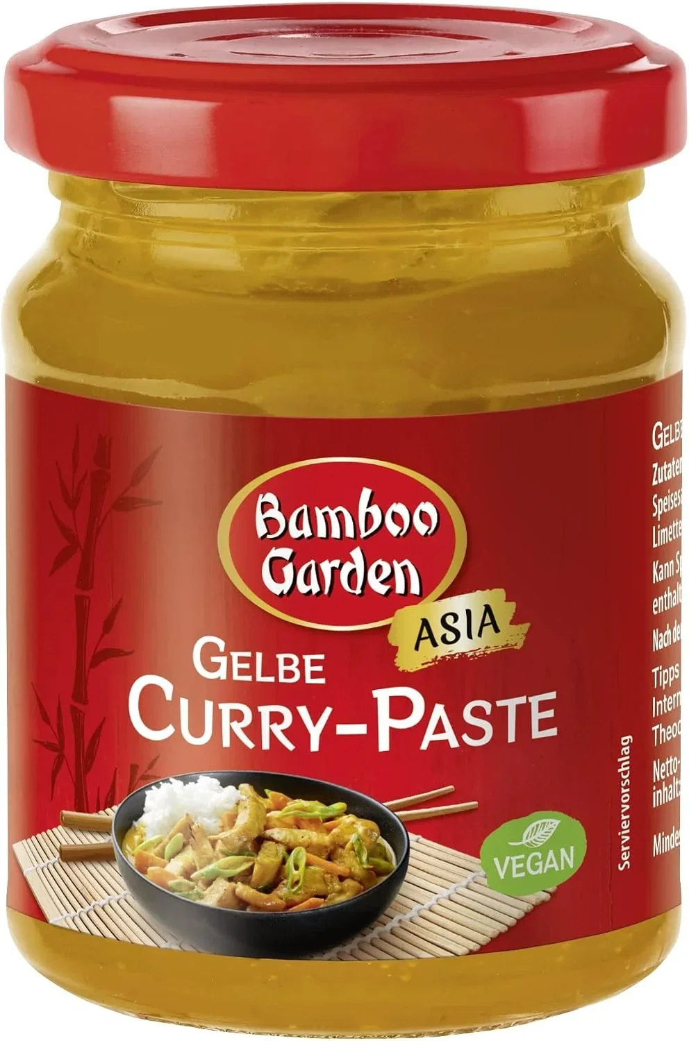 Bamboo Garden Gelbe Currypaste