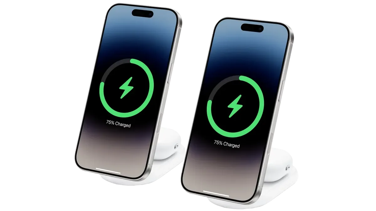 Belkin BoostCharge 2-in-1 Ladegerät Qi2 15 W (2 Stück)