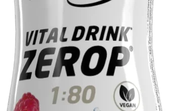 Flasche Best Body Nutrition Vital Drink Zerop Himbeere, vegan und zuckerfrei