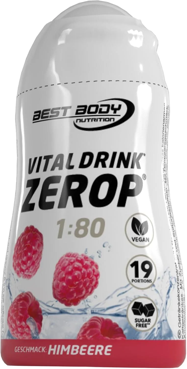 Best Body Nutrition Vital Drink ZEROP (Himbeere Original Getränkekonzentrat)