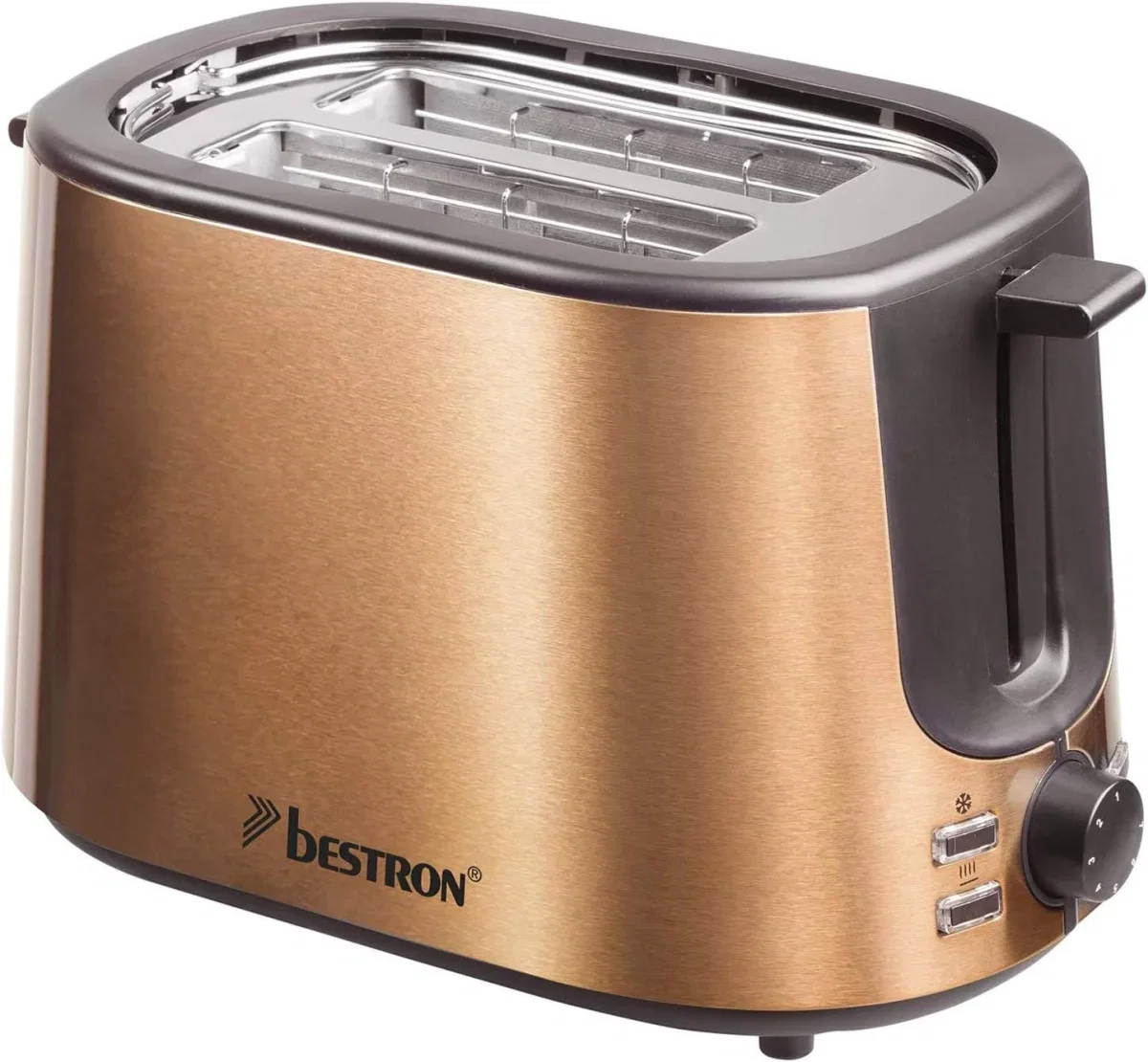 Bestron Toaster mit 2 Röstkammern ATS1000CO (1000 W)