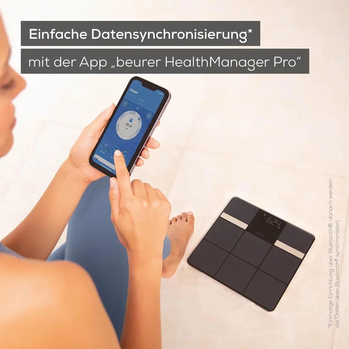 Beurer BF 450 Körperfettwaage (mit App-Anbindung via Bluetooth)