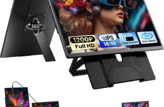 Blackview 16,1 Zoll Laptop-Bildschirm mit 360 Grad drehbarer Halterung und Full HD IPS Display