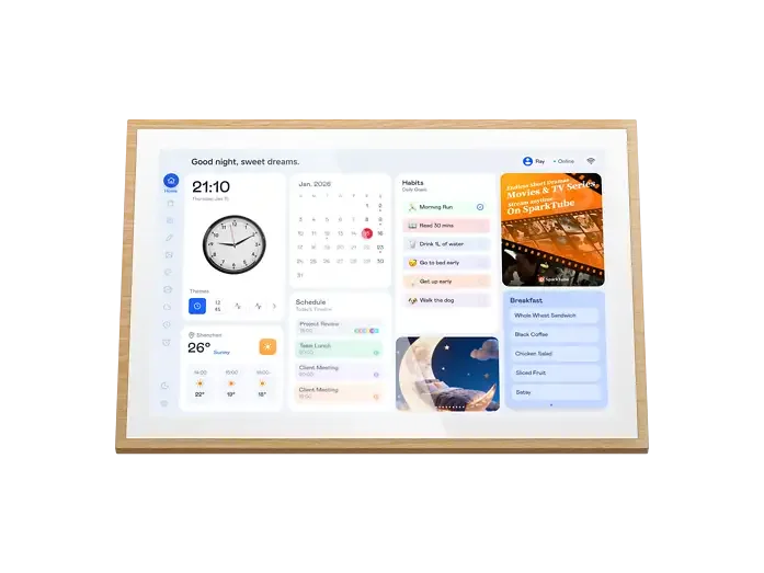 Blackview NEST 10 Wandkalender Naturholz
