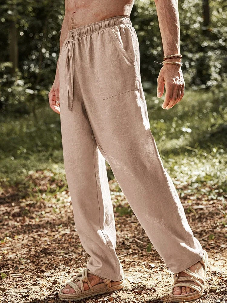 [EXKLUSIV] COOFANDY umweltfreundliche 100% Leinen Hose (Gr. M bis XXXL)